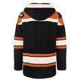 thumbnail image 3 of Men's '47 Black Philadelphia Flyers  Big & Tall Superior Lacer Fleece Pullover Hoodie, 3 of 3