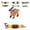Orange, variant on SHJHENG Dinosaur Corn Cob Holders 4 Pack Funny Corn On The Cob Skewers Ankylosaurus Stegosaurus Parasaurolophus Corn Forks For BBQ Picnic