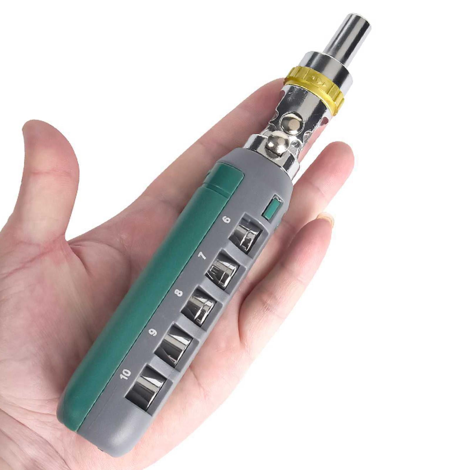 Gazechimp 14 in 1 Ratchet Screwdriver Set Easy Storage Multifunctional Screwdriver Set