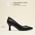thumbnail image 5 of DREAM PAIRS Women's Pumps Closed Toe Comfortable Kitten Heels Pointed Toe Work Business Dress Shoes with Arch Support, 5 of 8