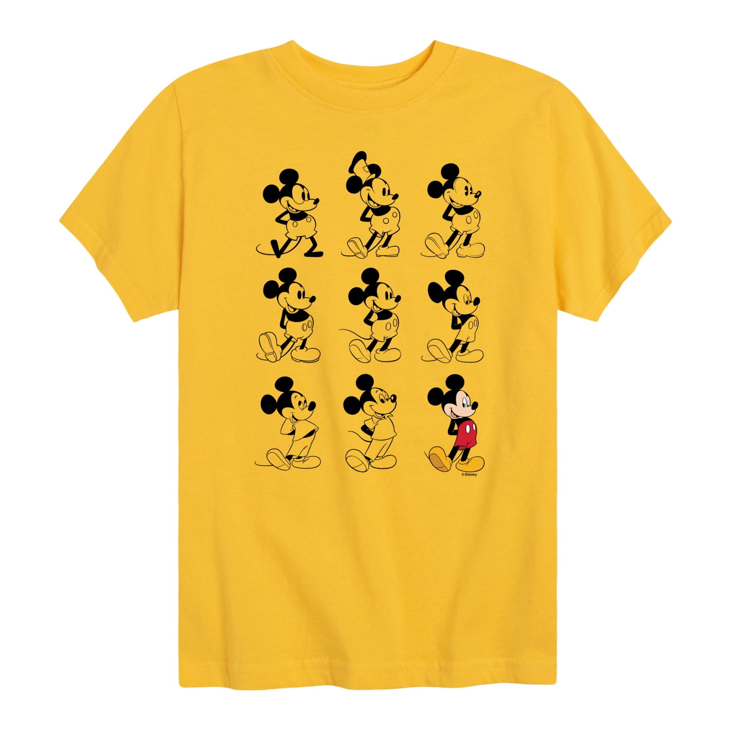 Mickey & Friends - Mickey Mouse Evolution - Toddler And Youth Short ...