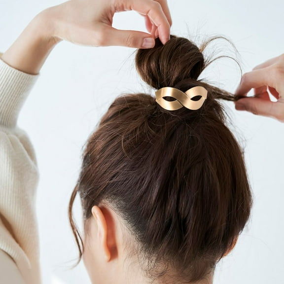 WHAMVOX 2pcs High Elasticity Hair Ropes For Women Ponytail Cuff Hair Accessories For High Ponytail Elegant Hair Ties For Thin Thick Hair