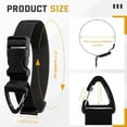 thumbnail image 2 of 6 Pack 17 Inch Adjustable Extension Cord Holder Organizer with Triangle Clips Heavy Duty Storage Straps Extension Cord Hanger for Men Workshop and Garage Organization and Storage Number of Items: 6, 2 of 6