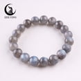 thumbnail image 3 of Zhe Ying Natural Labradorite Beads Bracelet Healing Energy Gemstone Stretch Men Women Bracelets Surprise Jewelry Gift, 3 of 6