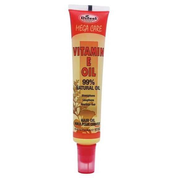 Difeel Mega Care Hair Oil, Vitamin E Oil 1.5 Oz.
