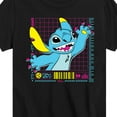 thumbnail image 3 of Disney - Lilo & Stitch - Neon Stitch - Toddler & Youth Short Sleeve Graphic T-Shirt, 3 of 5