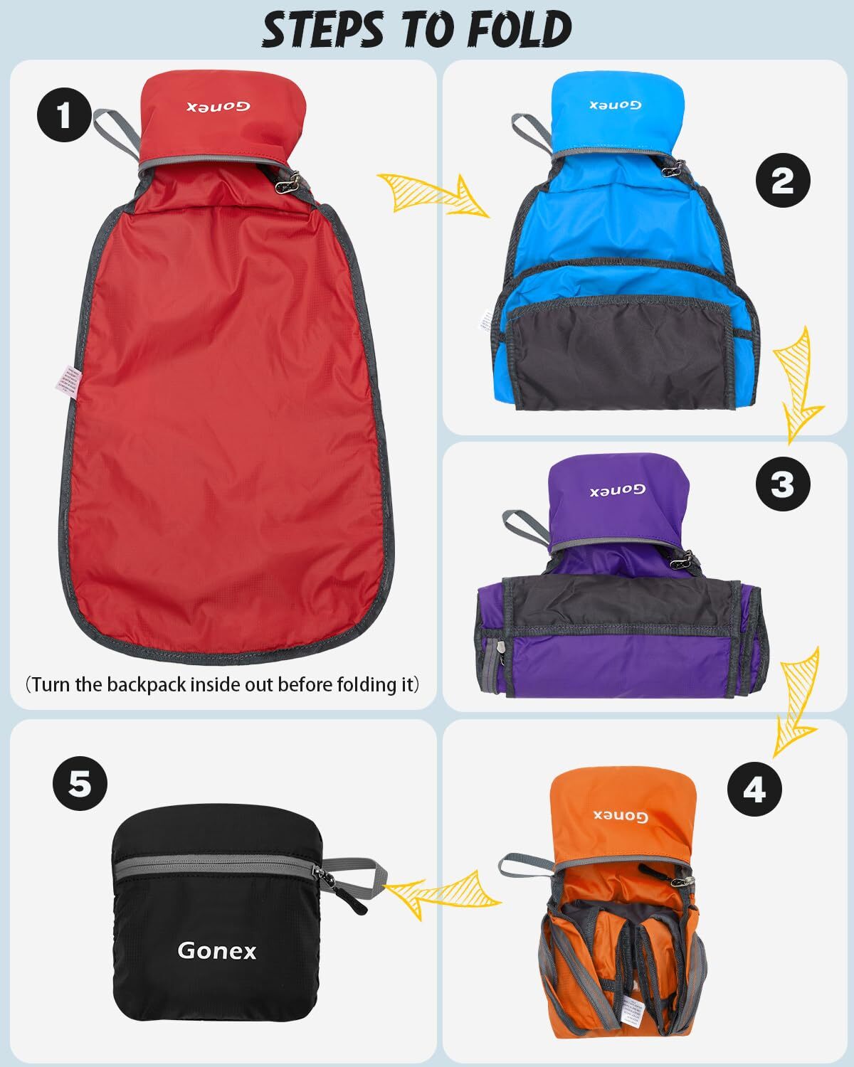 Gonex 20L Ultra Lightweight Packable Backpack photo 5