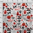 thumbnail image 3 of oneOone Rayon Red Fabric Halloween Diy Clothing Quilting Fabric Print Fabric By Yard 56 Inch Wide, 3 of 4