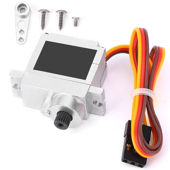 9g Metal Servo Steering Engine Accessory Fit for WPL B1 B14 B16 B24 C14 C24 B36 1:16 RC TruckSilver