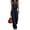 Navy #5, variant on KDDYLITQ Jumpsuits for Women Dressy Cotton Linen Neck Backless Sleeveless Overalls Elastic Waist Flowy Wide Leg Casual Vocation Rompers Navy S