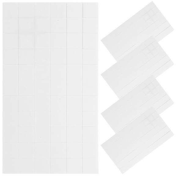 Double Sided Foam Tape 5 Sheets White Adhesive Squares for Crafts Scrapbooking Projects