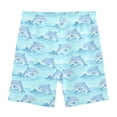 thumbnail image 4 of joogoo Cute Sharks Jumping Girls Lined Shorts Bike Dance Bottoms 6T, 4 of 7