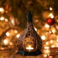 thumbnail image 6 of 8.4inch Moroccan Lantern Lamp Decorative Candle Holders for Christmas Decorations, Hanging, Outdoor Patio or Porch, Indoor Home Decor, 6 of 6