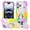 H Beige Purple, variant on ShellTech Compatible with iPhone 17 Pro Max Rubber Hybrid Armor Case Built-in 360°Rotating Ring Stand, Military Grade Drop Protection Full Body Rugged Heavy Duty Durable Cover,G Yellow Green