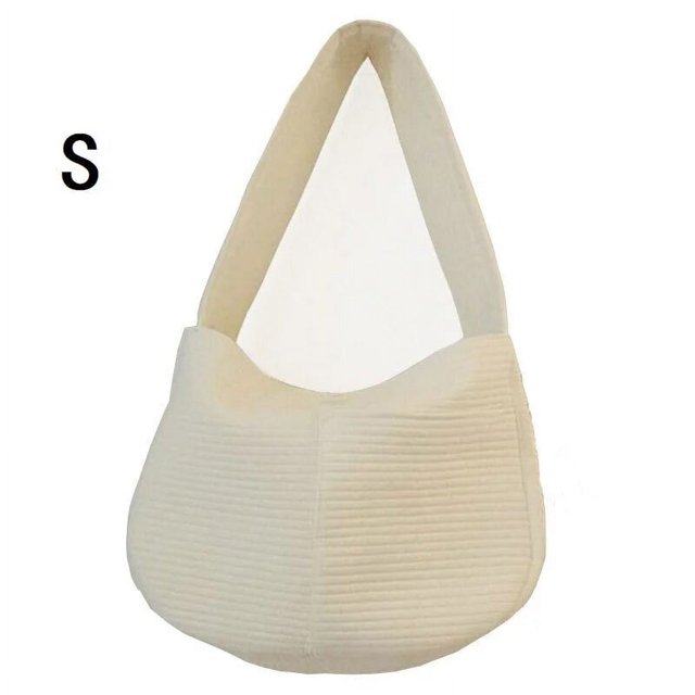 Handmade Dog Bag Pet Kitten Carrier Outdoor Travel Handbag Canvas Single Shoulder Cat Bag Sling Comfort Tote Bag Breathable ShopWise Round