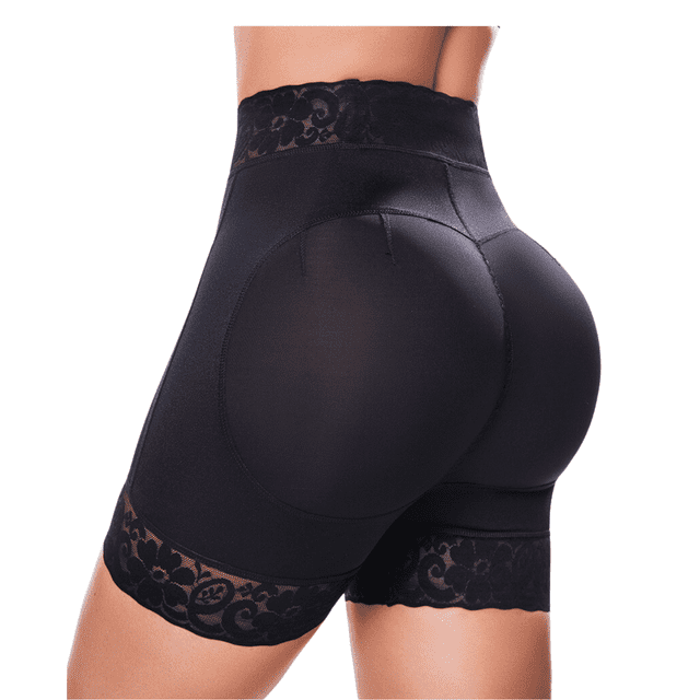 Faja Colombiana Tipo Short Levanta Pompa para Mujer. Marca Velvet, 100% Colombiano. Negro M