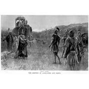 24x36 gallery poster, Porus surrenders to Alexander the Great