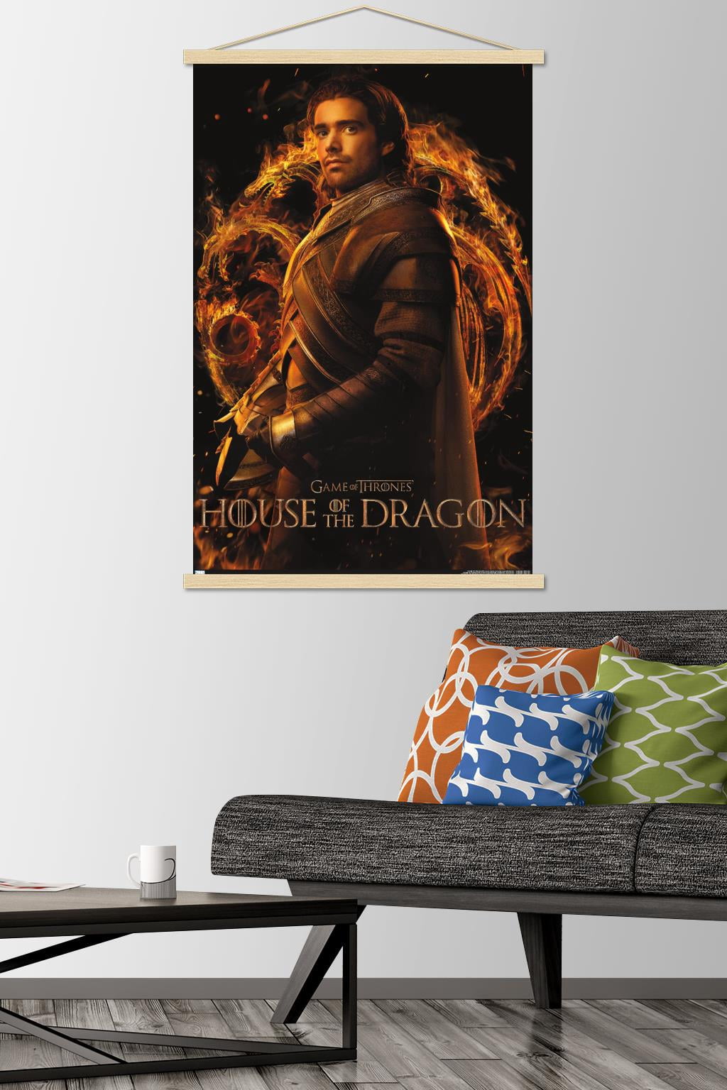 House of the Dragon - Criston One Sheet Wall Poster with Magnetic Frame, 22.375" x 34"