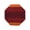 Orange Red, variant on Rugsotic Carpets Hand Knotted Wool Area Rug 10'x10' Orange Red Contemporary Round Indoor Rug for Living Room, Bedroom Antimicrobial L00215