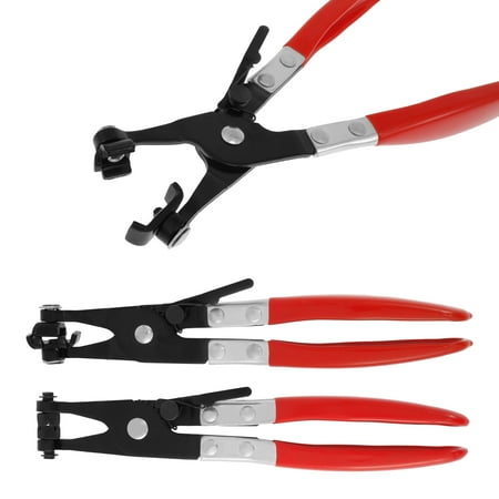 

FUYGRCJ 2Pcs Hose Clamp Plier High Carbon Steel Spring Clamp Plier Professional Ring Type and Flat Band Hose Clamp Tool with Locking Device Hose Clamp Installation and Removal Tool for Hose