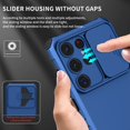 thumbnail image 6 of Decase for Samsung Galaxy S25 Ultra Case with Slide Cover, Silicone TPU Bumper Tough PC Cover with Kickstand, Military Shockproof Protective Phone Case for Samsung S25 Ultra,Blue, 6 of 10