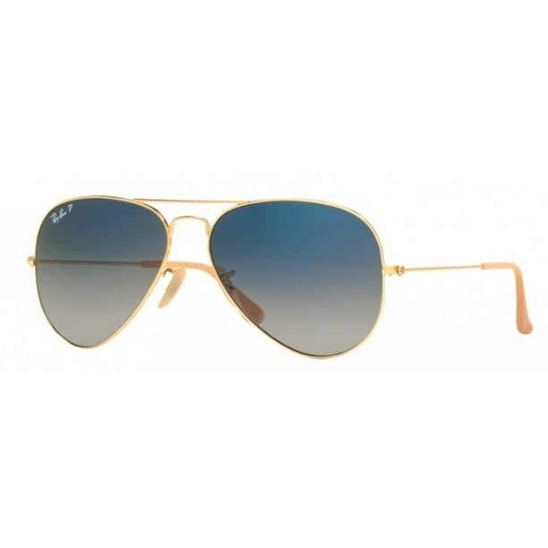 Ray Ban Ray Ban Aviator Blue Polarized Sunglasses Rb3025 001 78 58 Walmart Com Walmart Com
