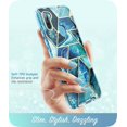 thumbnail image 3 of i-Blason Cosmo Series for Samsung Galaxy A11 Case (2020 Release), Slim Full-Body Stylish Protective Case with Built-in Screen Protector (Ocean), 3 of 6