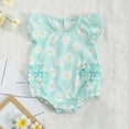 thumbnail image 2 of MEZZALL Girls Floral Print Sleeveless Bodysuit Baby Romper For 0 18 Months Outfits Soft Breathable Indoor Outdoor Play 3-6 Months Cute Baby Wear, 2 of 7