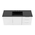 thumbnail image 5 of Modway Vitality 48" Single Sink Bathroom Vanity in White Black, 5 of 8