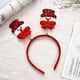 thumbnail image 2 of Diademas navideñas para el pelo, cinta para el pelo con diseño de alce y árbol de Papá Noel, para decoración del hogar, 2022, 2023, 2 of 3