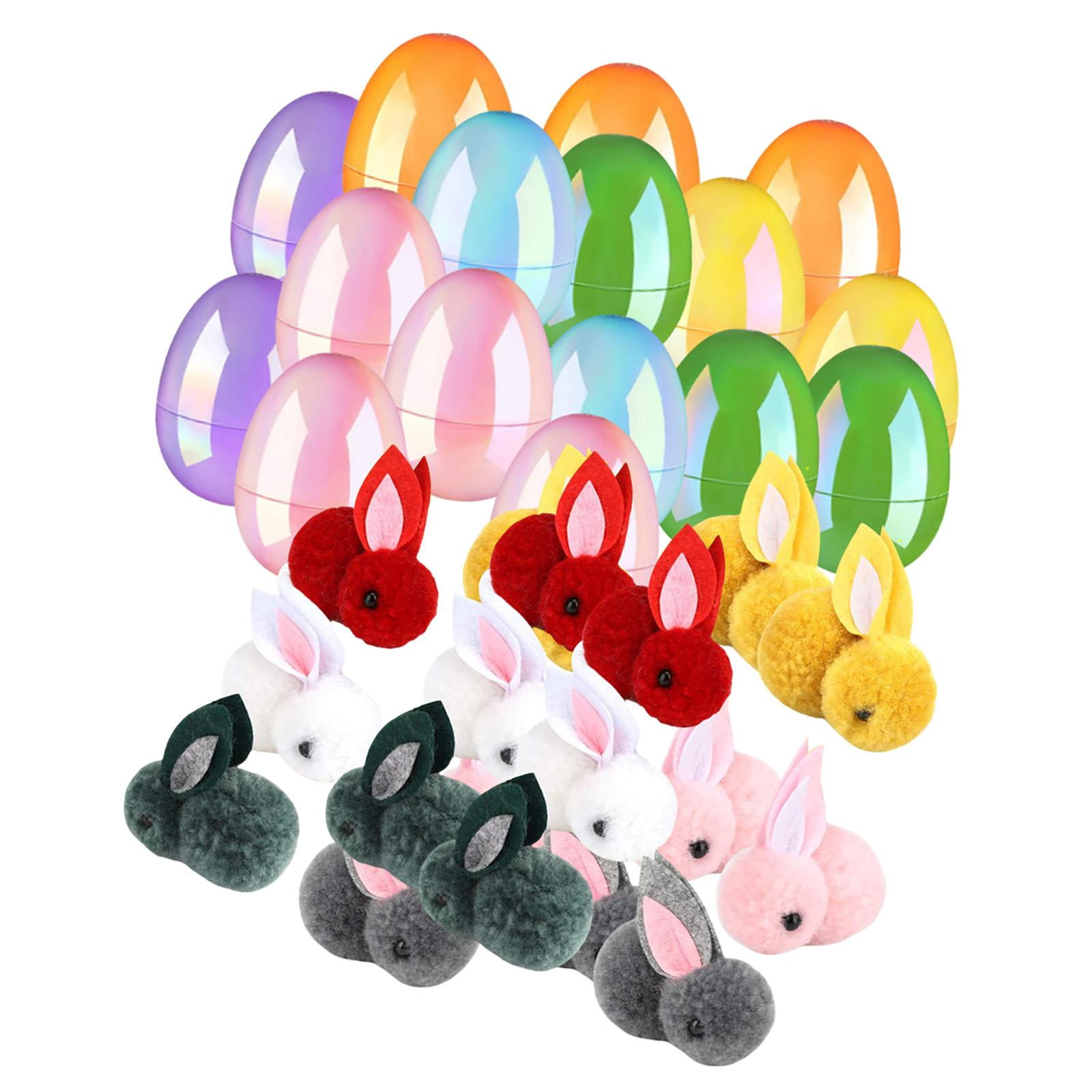 balikha Colorful Easter Eggs Easter Basket Fillers Inside Toys Party Favors, Easter Eggs, Easter Basket Stuffers for Adults Kids , 16 Eggs