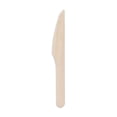 thumbnail image 2 of Smarty 6.5" Natural Birch Wood Eco-Friendly Disposable Dinner Knives 600ct, 2 of 2