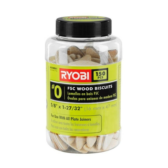 RYOBI FSC Wood Biscuits ~ Options Available