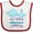 White and Red, variant on Inktastic My Yaya Whale-y Loves Me Boys or Girls Baby Bib