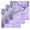 Purple, variant on Aqua Marble Hand Towels Set, Waffle Weave Kitchen Towels 3 Pieces, Modern Abstract Waves Silvery Farmhouse Microfiber Hair Face Bath Tea Towel Absorbent Quick Drying Cleaning Dish Cloths, 15.7"x23.6"