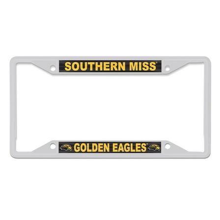 WinCraft Southern Miss Golden Eagles Chrome Color License Plate Frame