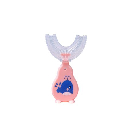 HSMQHJWE Toothbrush Soft Electric Kids U Shaped Toothbrush Cute Silicone Manual Training Toothbrush Half Circle Toothbrush Kids 360 Toothbrush Kids Full Mouth Toothbrush For Toothbrush Plaque Remover
