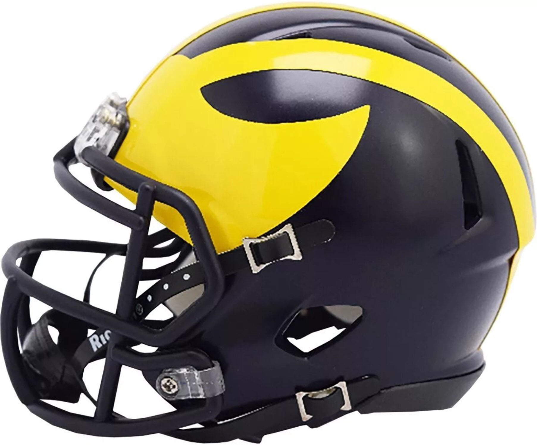 Michigan Wolverines Riddell 2023 College Football Playoff Champions Speed Mini Helmet