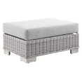 thumbnail image 1 of Modway Conway Outdoor Patio Furniture Wicker Rattan Ottoman, 1 of 9