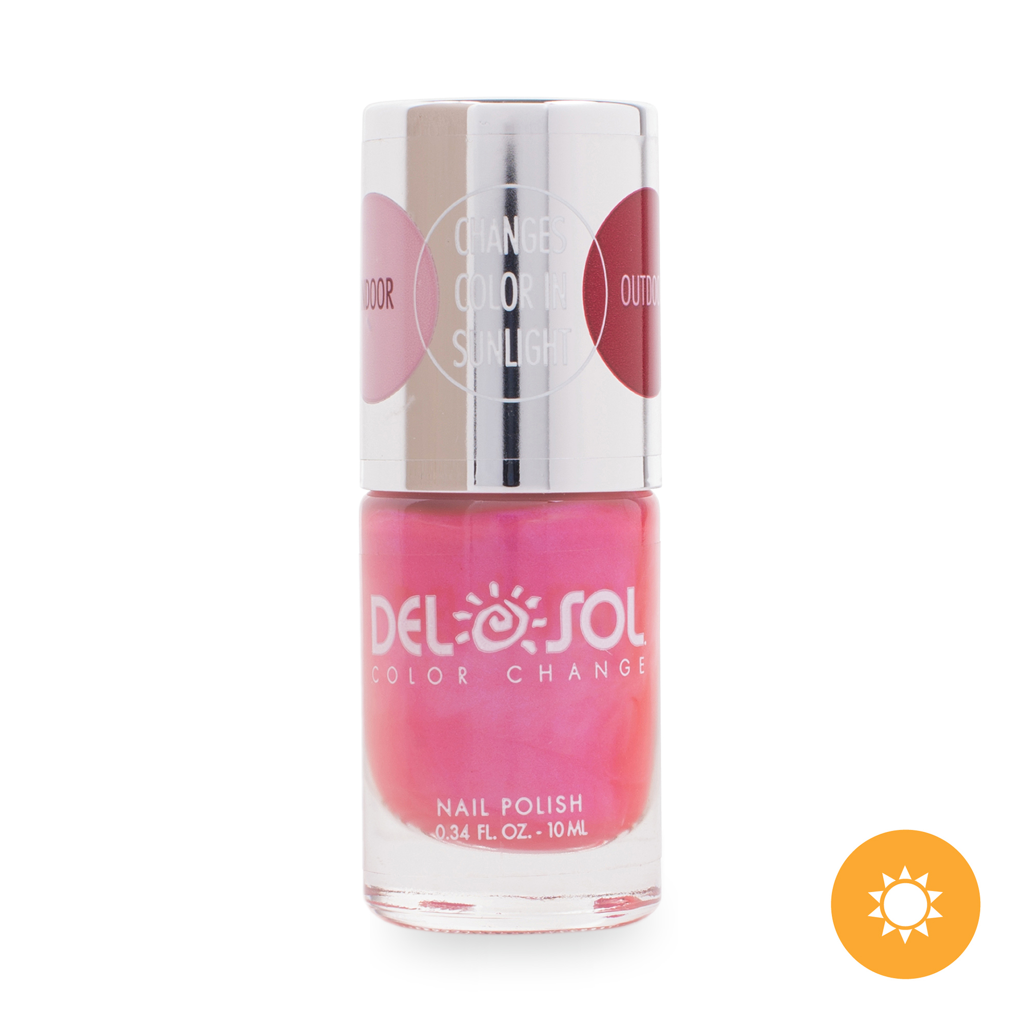 Color-Changing Nail Polish - Every Blooming Thing by DelSol for Women - 0.34 oz Nail Polish