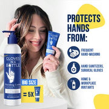 Gloves In A Bottle Skin Repair Lotion for Hands and Body, relief for dry and cracked skin, 16 ounces