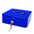 thumbnail image 1 of Caja Fuerte De Seguridad VIMI Para Dinero Con Llaves Charola Removible Azul, 1 of 8