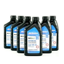 ACDelco 10-9322 19432331 dexos1 GEN 3 Full Synthetic 0W-20 Motor Oil - For 5.3L L82/L84 & 6.2L L87 | Case of 6 Quarts