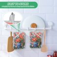 thumbnail image 4 of Yayeee Pot Holders Kitchen Heat Resistant with Pocket 7"x9.8" Cotton Oven Cooking Hot Pads, Orange Vibrant Flowers, 4 of 7