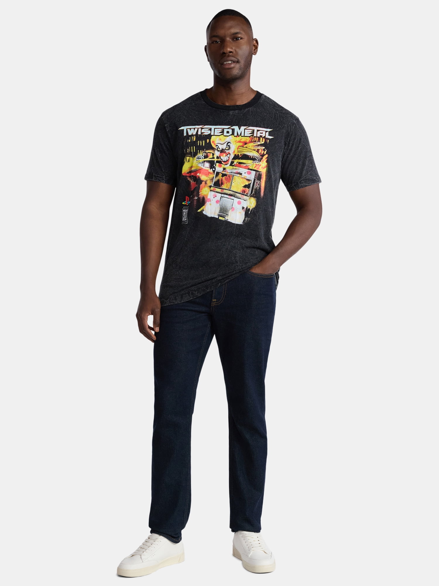 PlayStation, Men's & Big Men's Graphic T-Shirt, Twisted Metal, Sizes S-3XL