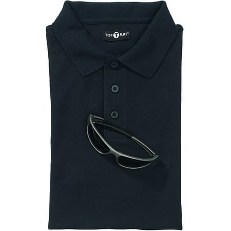 Top Flite - Men's Solid Shirt and Sunglasses Set