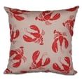 thumbnail image 2 of E by Design Nautical Nights Lobster Fest Print Outdoor Pillow, 2 of 4