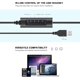 thumbnail image 2 of Auriculares USB con micrófono con cancelación de ruido, auriculares con micrófono compatibles con ordenador portátil, auriculares PC, centro de llamadas de negocios, control con M Afortunado Sencillez, 2 of 5