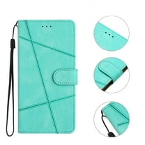 SaniMore Galaxy A14 5G Case Wallet, for Samsung A14 5G Case, [Wrist Strap] [Card Holder/Cash Slots] [Kickstand] Premium PU Leather Magnetic for Galaxy A14 5G 2022 Phone Case Flip Cover (Green)