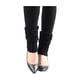 thumbnail image 2 of Medias de pierna de punto acanalado con puños rizados de INSPIRE CHIC para mujer en color negro con estampado, 2 of 6
